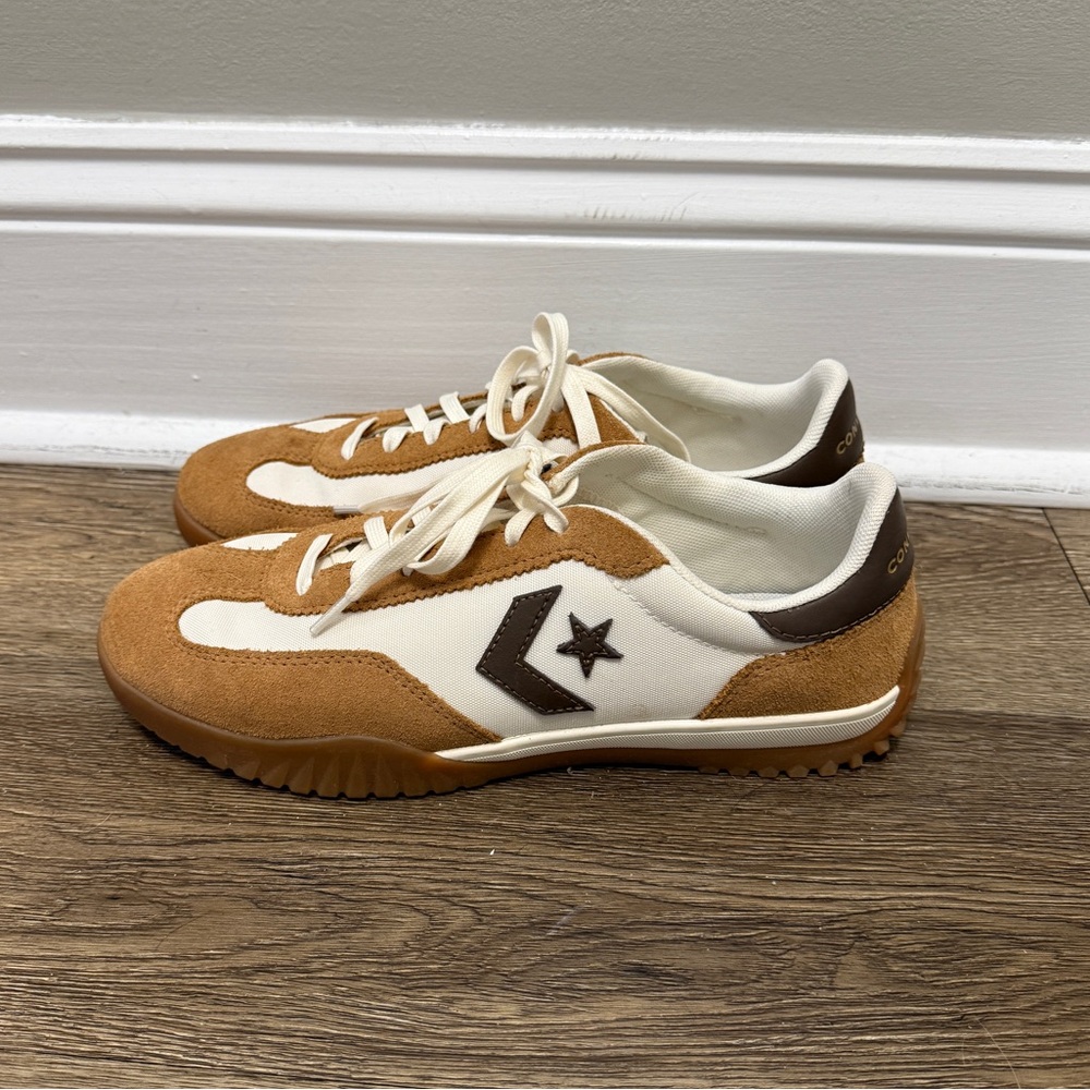Converse Run Star Trainers Brown/Cream